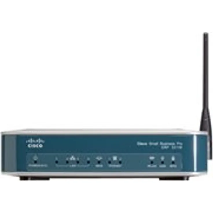 Cisco Small Business SRP527W - Wireless Router - DSL-Modem - 4-Port-Switch - 802.11b/g/n - VoIP-Telefonadapter