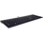 Kensington Advance Fit Full-Size Slim Tastatur mit 105-Tasten, ideal fürs Home Office, schwarz, K72357DE (Deutsches Tastaturlayout QWERTZ)
