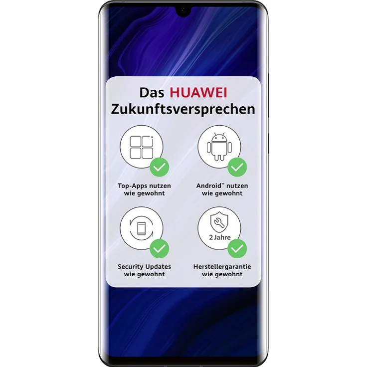 Huawei P30 Pro New Edition Smartphone 16,43cm (6,47 Zoll) OLED-Display, 256GB interner Speicher, 8GB RAM, Dual-SIM, Android, Black – Bild 1