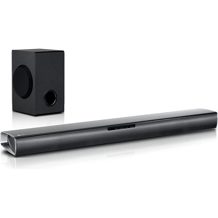 LG SJ2 2.1 Soundbar mit Subwoofer, 160 W, schwarz – Bild 13