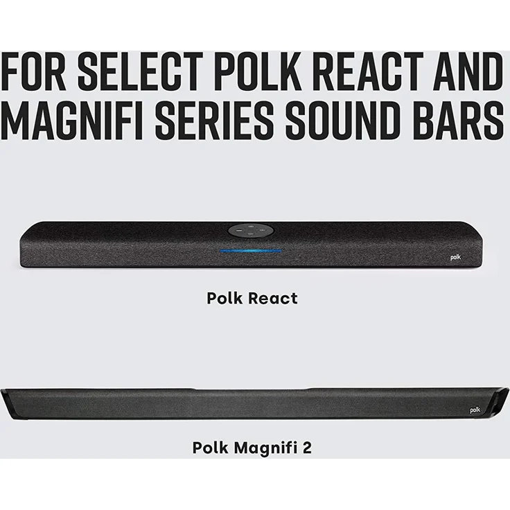 Polk Audio SR2 kabellose Surround Lautsprecher für Polk React und MagniFi 2 Soundbar, kabellos, Bluetooth, schwarz – Bild 3