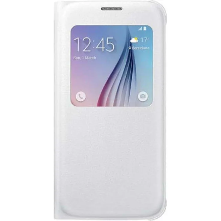 Samsung Cover S-View EF-CG920PW Galaxy S6 weiß
