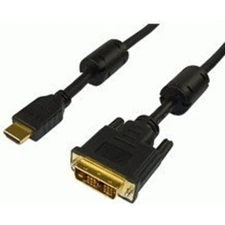 Wentronic HDMI / DVI-D Kabel Lose Ware - Videokabel - HDMI, 19-polig (M) - DVI-D (M) - 3,0m - Schwarz (51581) – Bild 1
