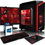 VIBOX Pyro GS760-280 Gaming PC Computer mit Spiel Bundle, Windows 10 OS, 22 Zoll HD Monitor (4,2GHz Intel i7 Quad-Core Prozessor, Nvidia GeForce GTX 1060 Grafikkarte, 32GB DDR4 RAM, 2TB HDD)