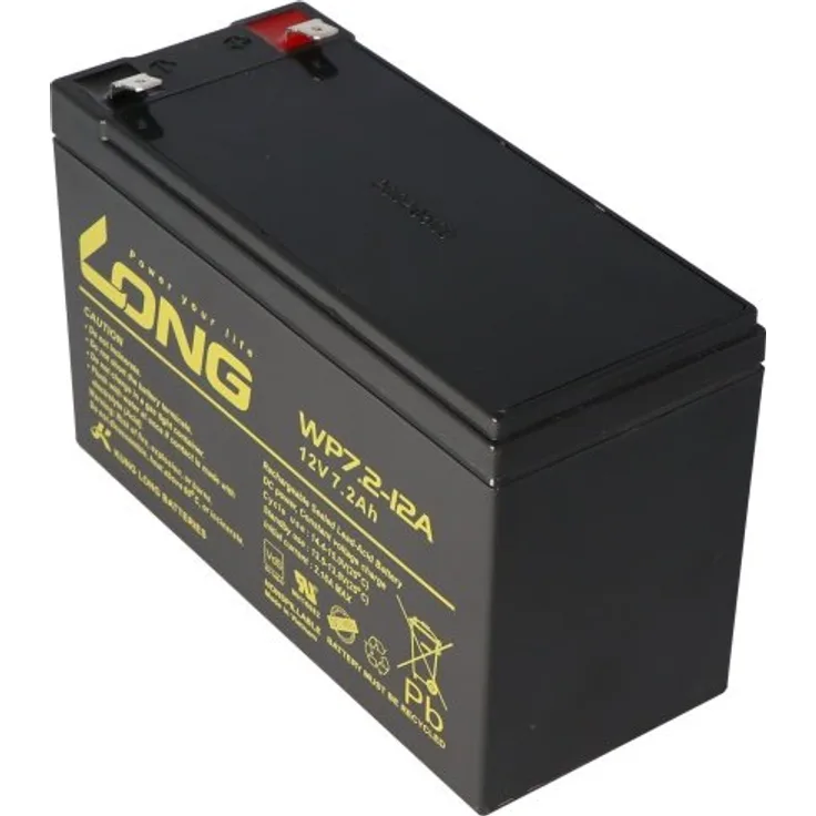 Kung Long WP7.2-12A 12Volt 7,2Ah Faston 6,3mm Steckkontakte