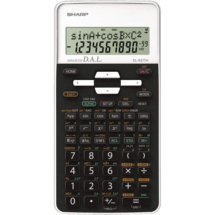 Sharp sh-el531thbwh Wissenschaftlicher Taschenrechner