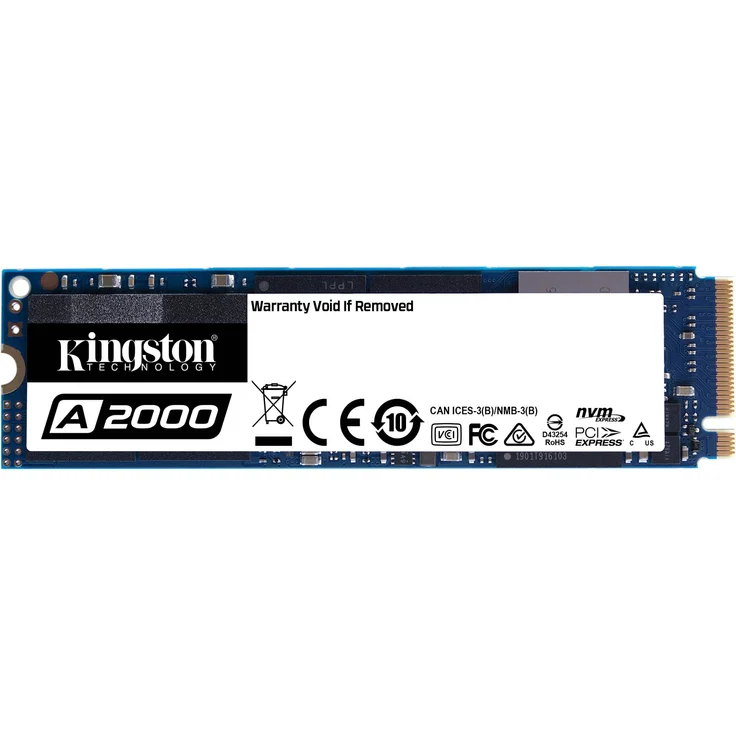 Kingston A2000 - Solid-State-Disk - verschlüsselt - 500 GB - intern - M.2 2280 - PCI Express 3.0 x4 (NVMe) - 256-Bit-AES (SA2000M8/500G) – Bild 6