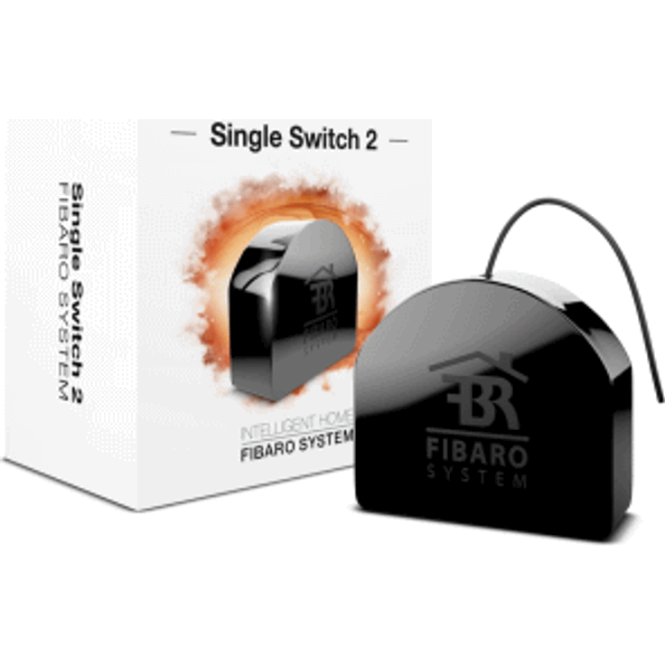 FIBARO Single Switch 2 - Z-Wave Plus Relaisschalter, Drahtloser Ein-Aus-Auslöser, FGS-213 – Bild 2