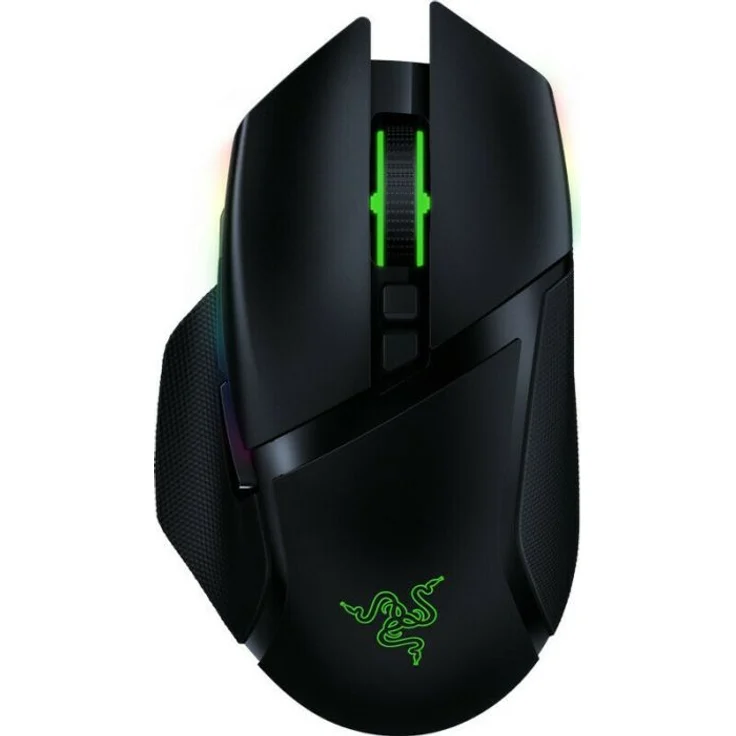 Razer Basilisk Ultimate - Kabellose Gaming-Maus mit 11 programmierbaren Tasten (HyperSpeed Technologie, Optischer Fokus+ Sensor, Optischer Maus-Switch, Chroma RGB Beleuchtung) mit Ladestation – Bild 1