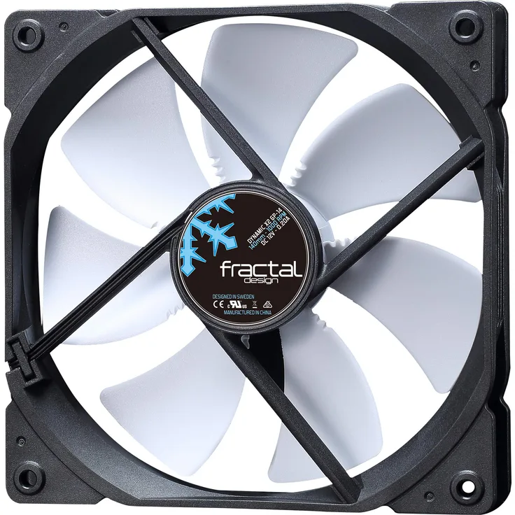 Fractal Design Dynamic X2 GP-14 White, Lüfter für (High End) Gaming PC Gehäuse, weiß