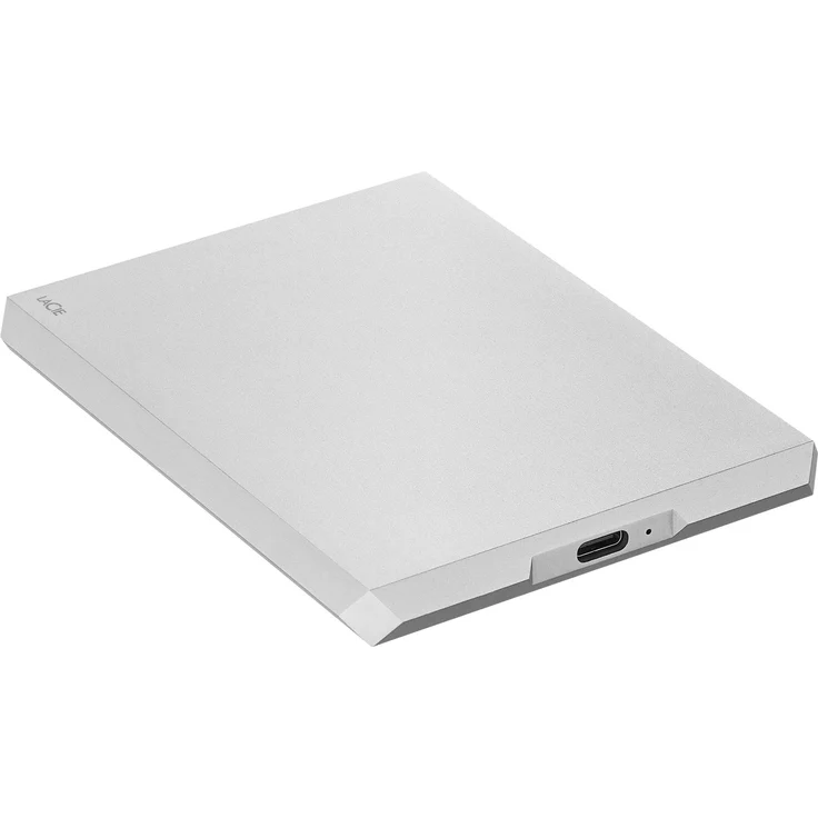 LaCie Mobile Drive STHG2000400 - Festplatte - 2 TB - extern (tragbar) - USB 3.1 Gen 2 (USB-C Steckverbinder) - Silver Moon (STHG2000400) – Bild 3