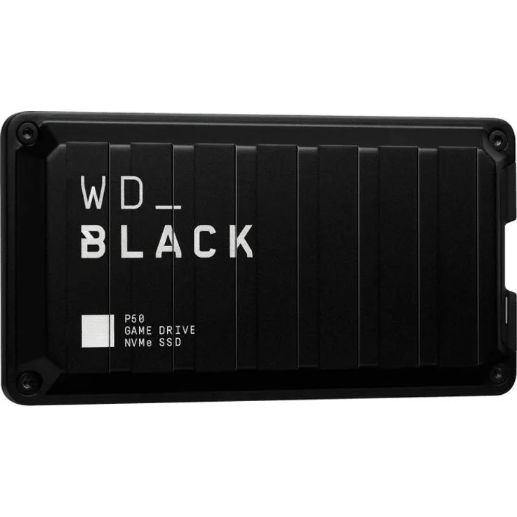 WD_Black P50 Game Drive SSD WDBA3S0010BBK - Solid-State-Disk - 1 TB - extern (tragbar) - USB 3.2 Gen 2x2 (USB-C Steckverbinder) (WDBA3S0010BBK-WESN)