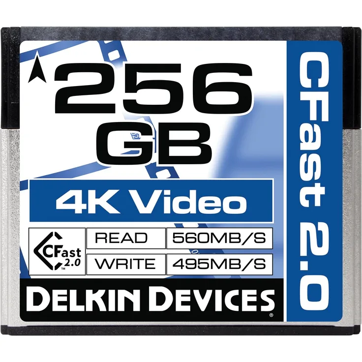 Delkin Cinema CFast 2.0 256 GB Speicherkarte
