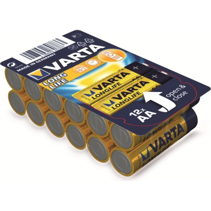 Varta 04106 301 112 Alkaline Batterie Longlife Big Box, Mignon (AA) – Bild 1