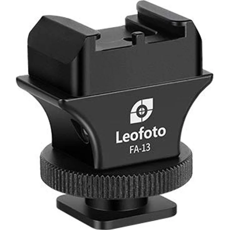 Leofoto FA-13 Kit QR Blitzschuh Adapter FA-13 + FA-10