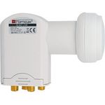 Opticum Quad LNB - LQP-04H - vergoldete Kontakte (Full HD, 3D)
