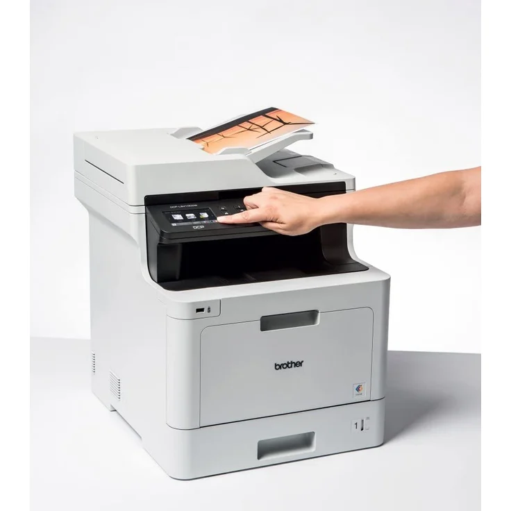 Brother DCP-L8410CDW (3-in-1) Multifunktionsdrucker - (Laser) Farbe, Druckgeschwindigkeit: 31 s/w, 31 Farbe, Auflösung: 2400 x 600, LAN, WLAN, AirPrint, Mobile Print, Cloud Print (DCPL8410CDWG1) – Bild 2