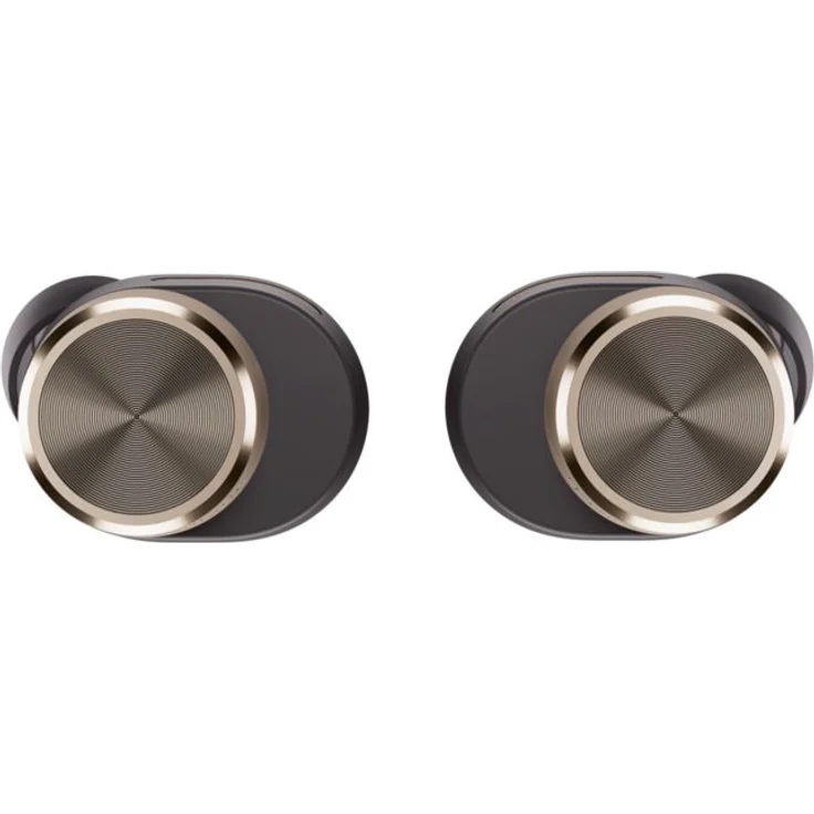 Bowers & Wilkins PI7 Black True Wireless In-Ear-Kopfhörer, Noise Cancelling, kabellos, wasserdicht (IP54), schwarz, gold – Bild 6