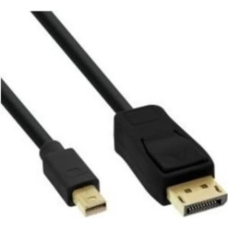 InLine - DisplayPort-Kabel - Mini DisplayPort (M) bis DisplayPort (M) - 1,0m - Schwarz (17131S)