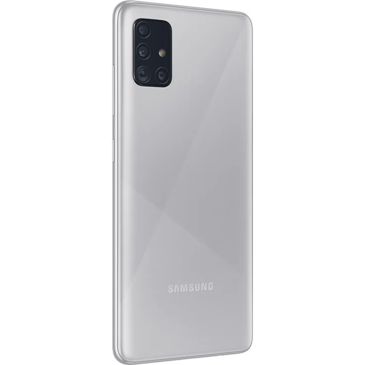 Samsung Galaxy A51 Smartphone 16,51cm Super AMOLED-Display, 128GB interner Speicher, 4GB RAM Silber – Bild 3