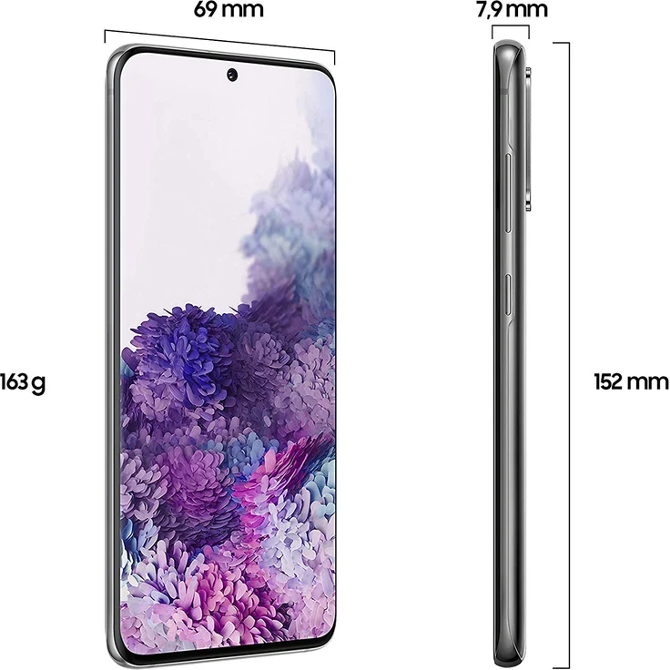 Samsung Galaxy S20 5G Smartphone 15,83cm (6,2 Zoll) Dynamic AMOLED-Display, 128GB interner Speicher, 12GB RAM, Hybrid-SIM, Android, Cosmic Gray – Bild 4