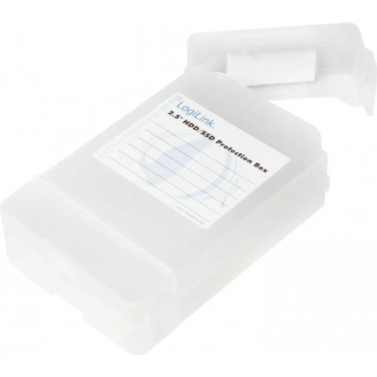 LogiLink UA0133 Festplatte Schutzhülle für 2x 6,35 cm (2,5 Zoll) HDD - SSD, transparent – Bild 1