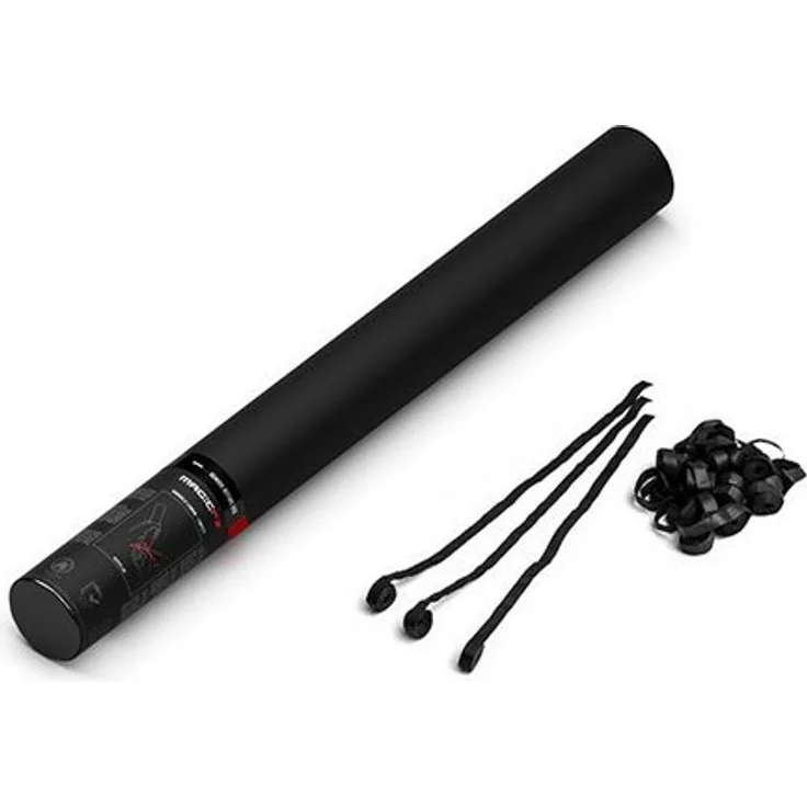 Magic FX Handheld Luftschlangen Kanone 50cm Schwarz