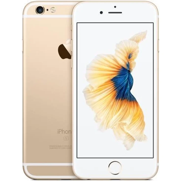 Apple iPhone 6s Smartphone 11,94cm Pixel (4,7 Zoll) Retina-Display, 128GB interner Speicher, 2GB RAM, iOS, Gold – Bild 1