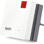 AVM FRITZ!WLAN Mesh Repeater 1200 (Zwei Funkeinheiten: 5 GHz (bis zu 866 MBit-s), 2,4 GHz (bis zu 400 MBit-s), 1x Gigabit-LAN, deutschsprachige Version)