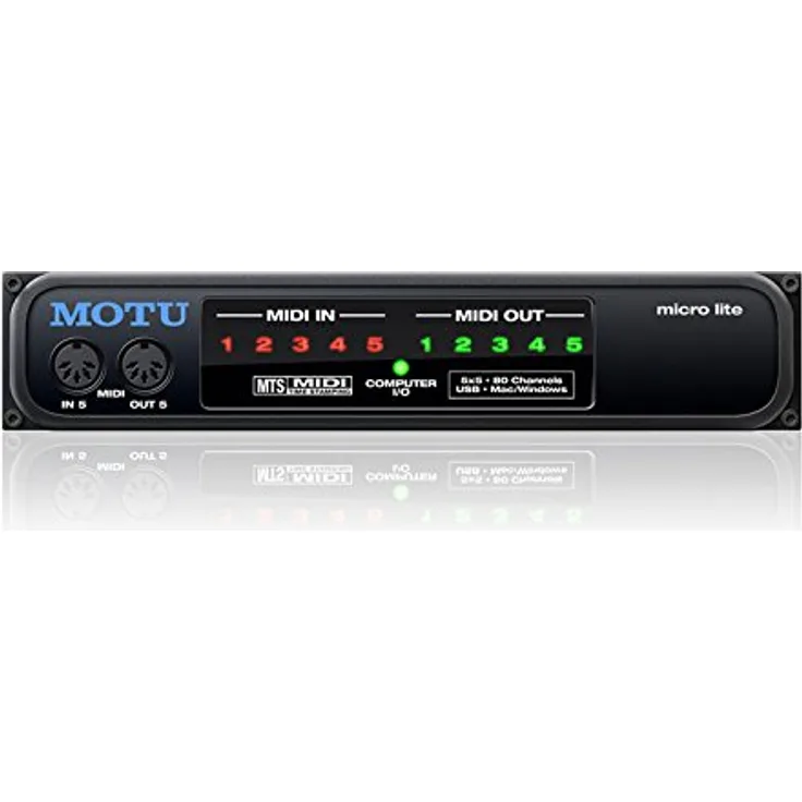 Motu Microlite Schnittstelle Midi 5 x 5 USB