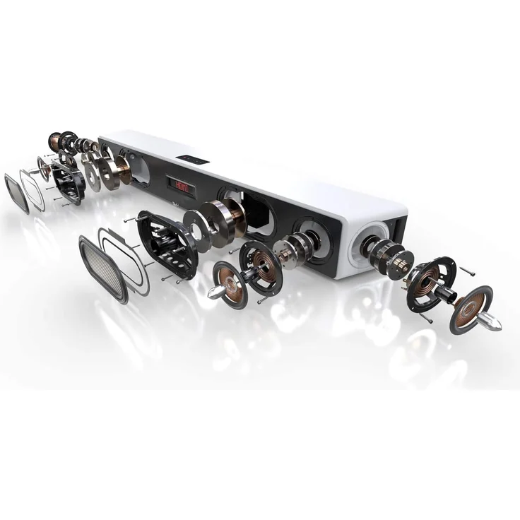 Teufel Cinebar Ultima 2.0 Soundbar ohne Subwoofer, kabellos/kabelgebunden, geeignet für TV, schwarz (2020) – Bild 4