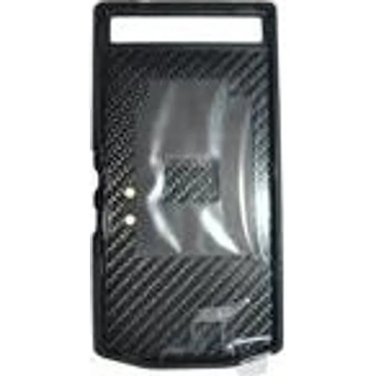 Blackberry 10246 PD Leder Batterie Door Tasche P`9982 schwarz