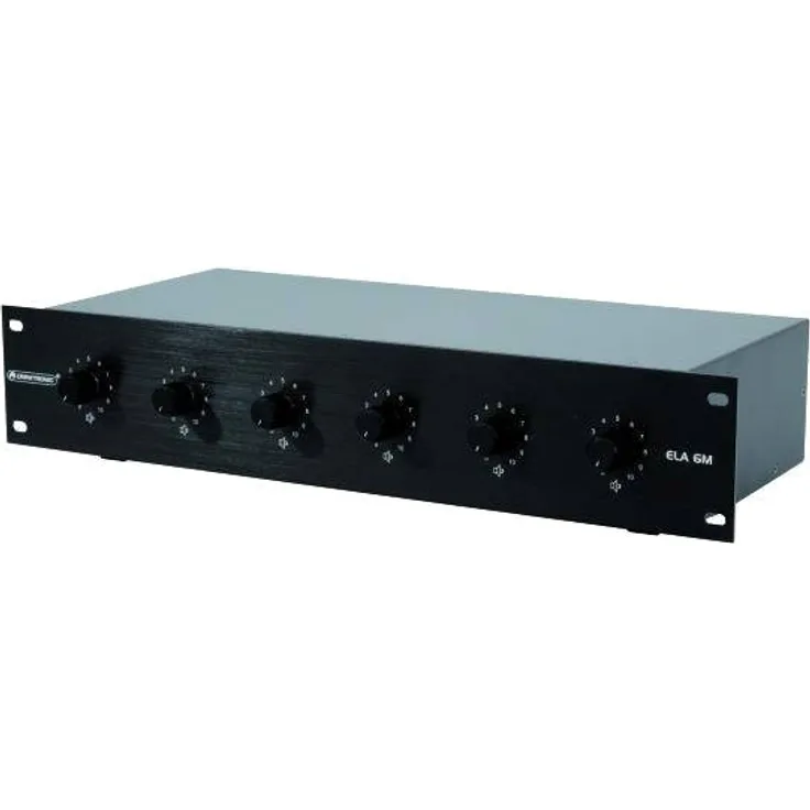 Omnitronic 80711322 6-Way Pa Volume Controller, 10 W