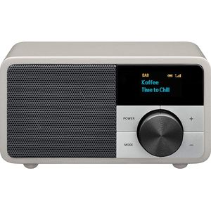 Bild für Sangean Genuine Mini DDR-7 DAB+ Tischradio AUX, Bluetooth, UKW Silber (A500419)