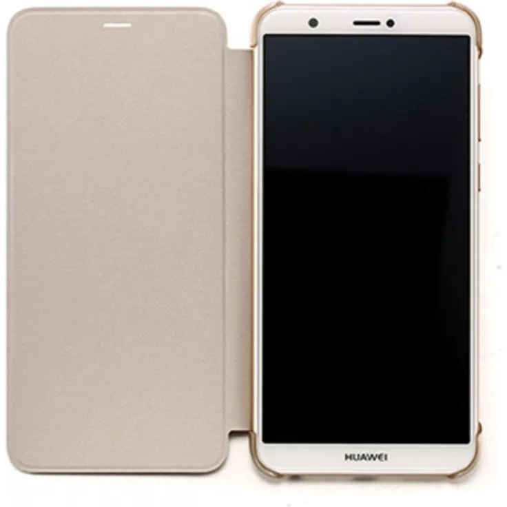Huawei 51992275 P Smart Flip Tasche Gold