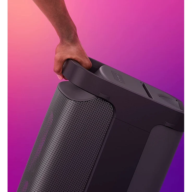 Sony SRS-XP700 Party Bluetooth-Lautsprecher mit Lichteffekt, geeignet für Karaoke, schwarz – Bild 9