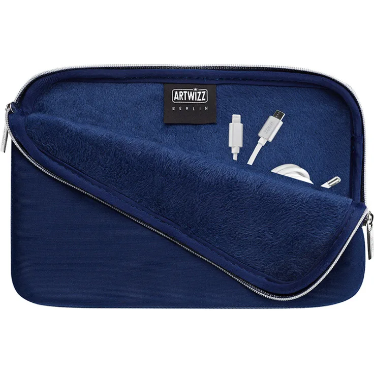Artwizz Cable Sleeve, Neopren-Tasche für Kabel, navy