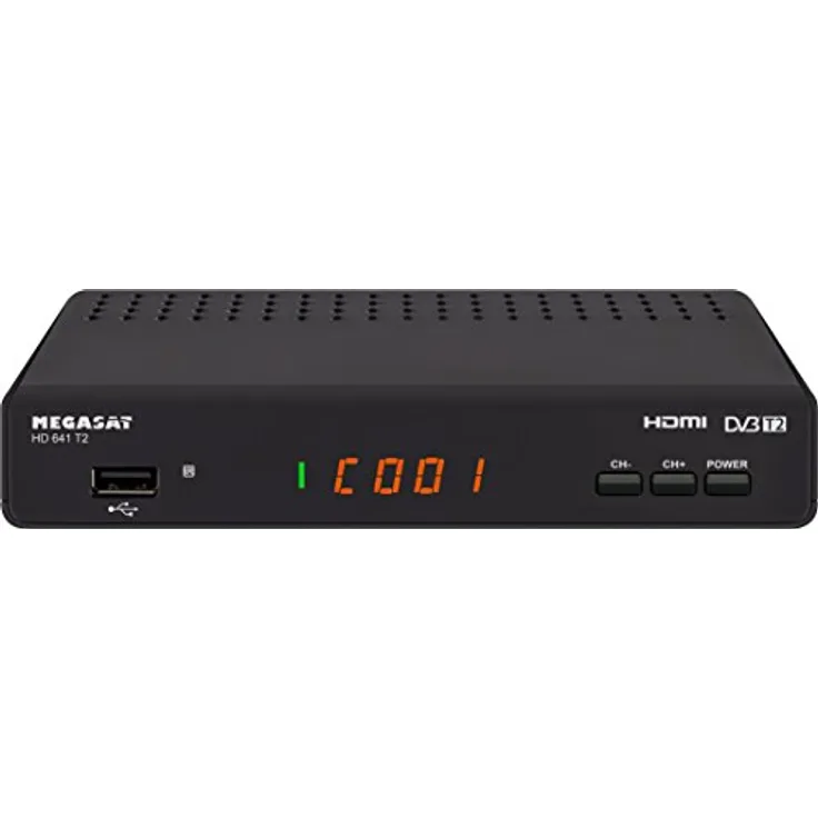 Megasat HD 641 T2 DVB-T/T2, HDMI, EPG, schwarz
