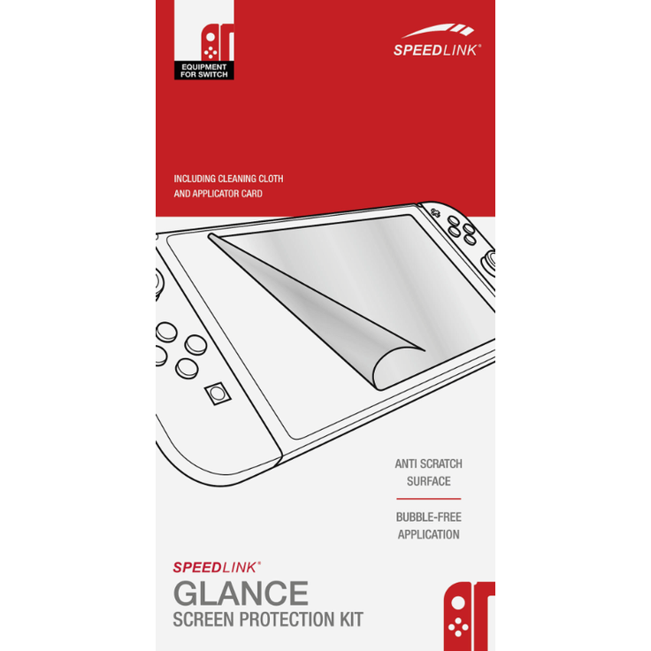 Speedlink GLAN Screen Protection Kit - Bildschirm-Schutzfolie für Nintendo Switch