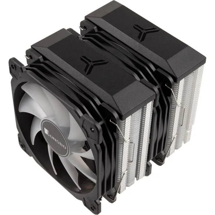 Jonsbo CR-2100 CPU-Kühler Dual Tower, 2x 120mm - schwarz