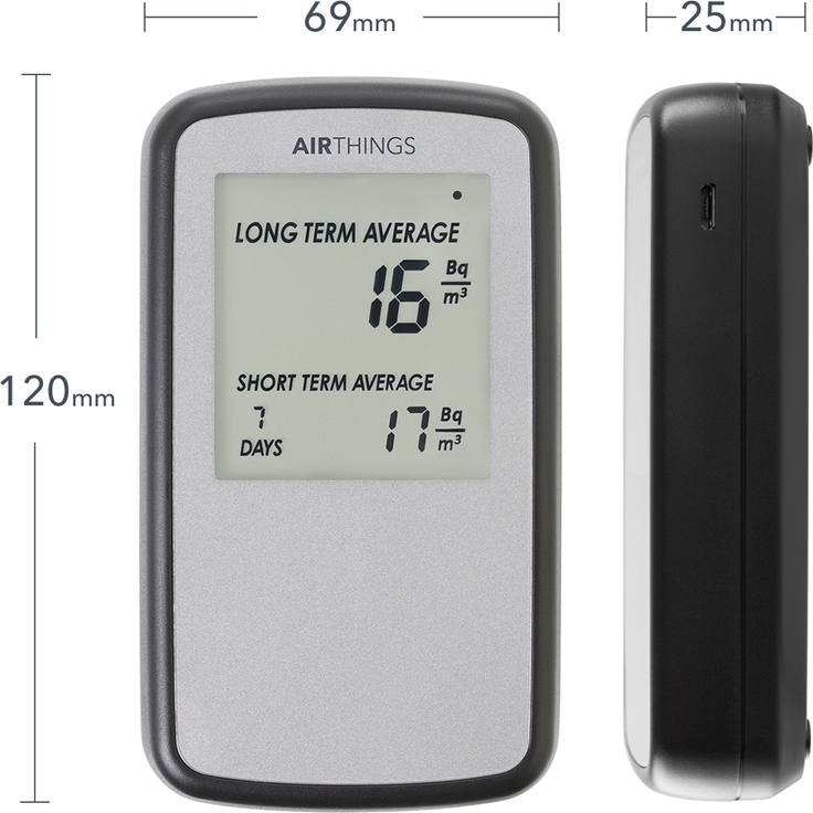 Corentium Home Radon-Gas-Detektor – Bild 3
