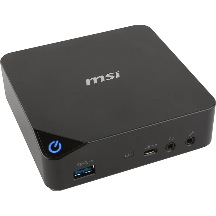 MSI Cubi2-032DE Desktop PC (Intel Celeron i5-7200U, 4GB RAM, 128GB SSD, HD-Grafik, Windows 10 Home) schwarz Cubi2