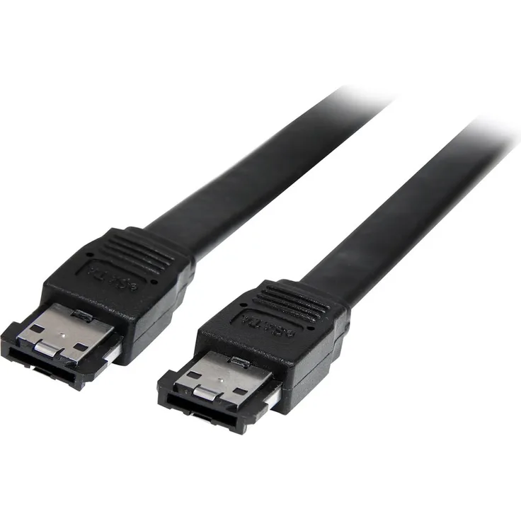 StarTech.com eSATA Kabel geschirmt - St/St - eSATA-Kabel - Serial ATA 150 - eSATA, 7-polig (M) - eSATA, 7-polig (M) - 91cm - Schwarz - für P/N: PEXSAT31E1, S2510PESAT, PEXESAT32, ECESAT32, SAT3540ER, USB2ESATA, SAT3540ERGB, 35BAYPANELBK, PEXESATA2I (ESATA