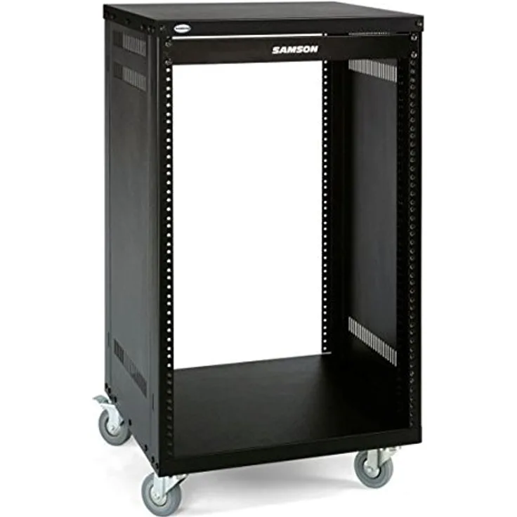 Samson SRK16 Rack 19 Zoll - 48,3 cm für 16 Einheiten, Schwarz