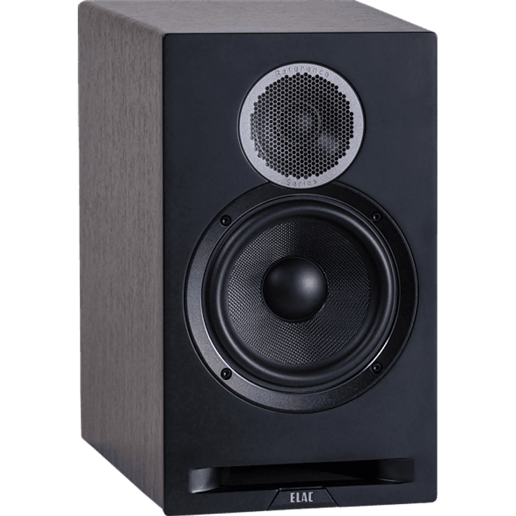 ELAC Debut Reference B6 HiFi Lautsprecher (Hochtöner: 1 x 25 mm Kalotte, Tieftöner: 165 Konus, Aramid-Faser verstärkt, Schwarz-Holz