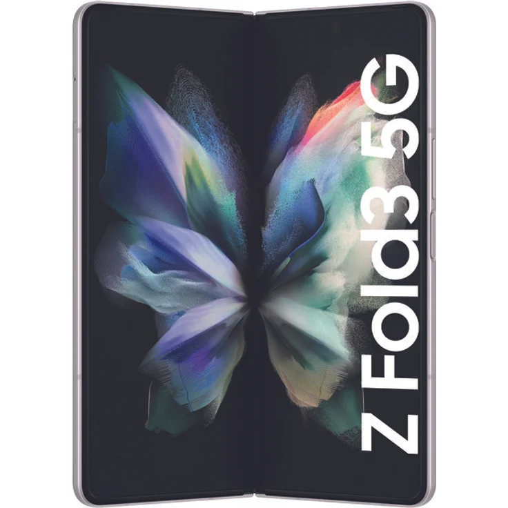 Samsung Galaxy Z Fold 3 5G Smartphone 19,3cm (7,6 Zoll) AMOLED-Display, 512GB interner Speicher, 12GB RAM, Android 11, Phantom Silver – Bild 1