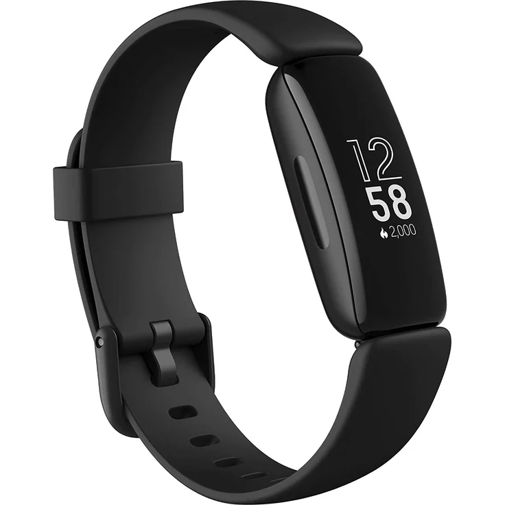 Fitbit Inspire 2 Fitness-Tracker Unisex, S/L, Silikonarmband, Schwarz – Bild 1