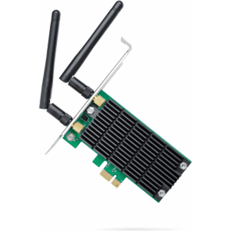 TP-Link Archer T4E WLAN interne PCI-E Netzwerk Karte AC1200 mit 2x2 MIMO und Beamforming (867MBit-s auf 5GHz, 300MBit-s auf 2,4GHz, 802.11ac-a-b-g-n, geeignet für Windows 10-8.x-7-X)