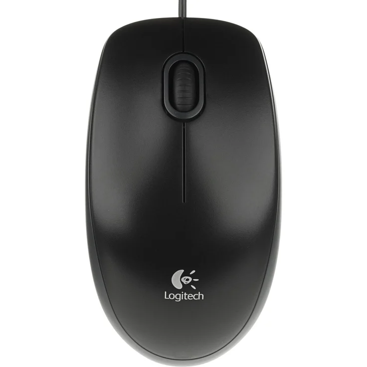 Logitech B100 Optical Mouse Black, USB (910-003357) – Bild 1