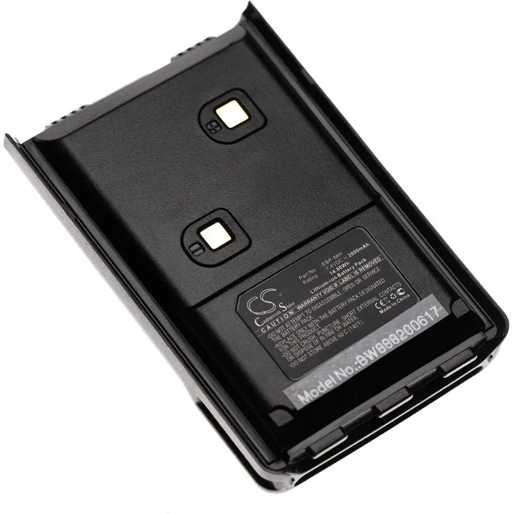VHBW Akku mit Gürtelclip, geeignet für Funkgerät, Walkie Talkie Alinco DJ-10, DJ-100, DJ-289G, DJ-500, DJ-A10, DJ-A11, DJ-A41, DJ-W100, DJ-W500 2000 mAh, 7,4 V, Li-Ion